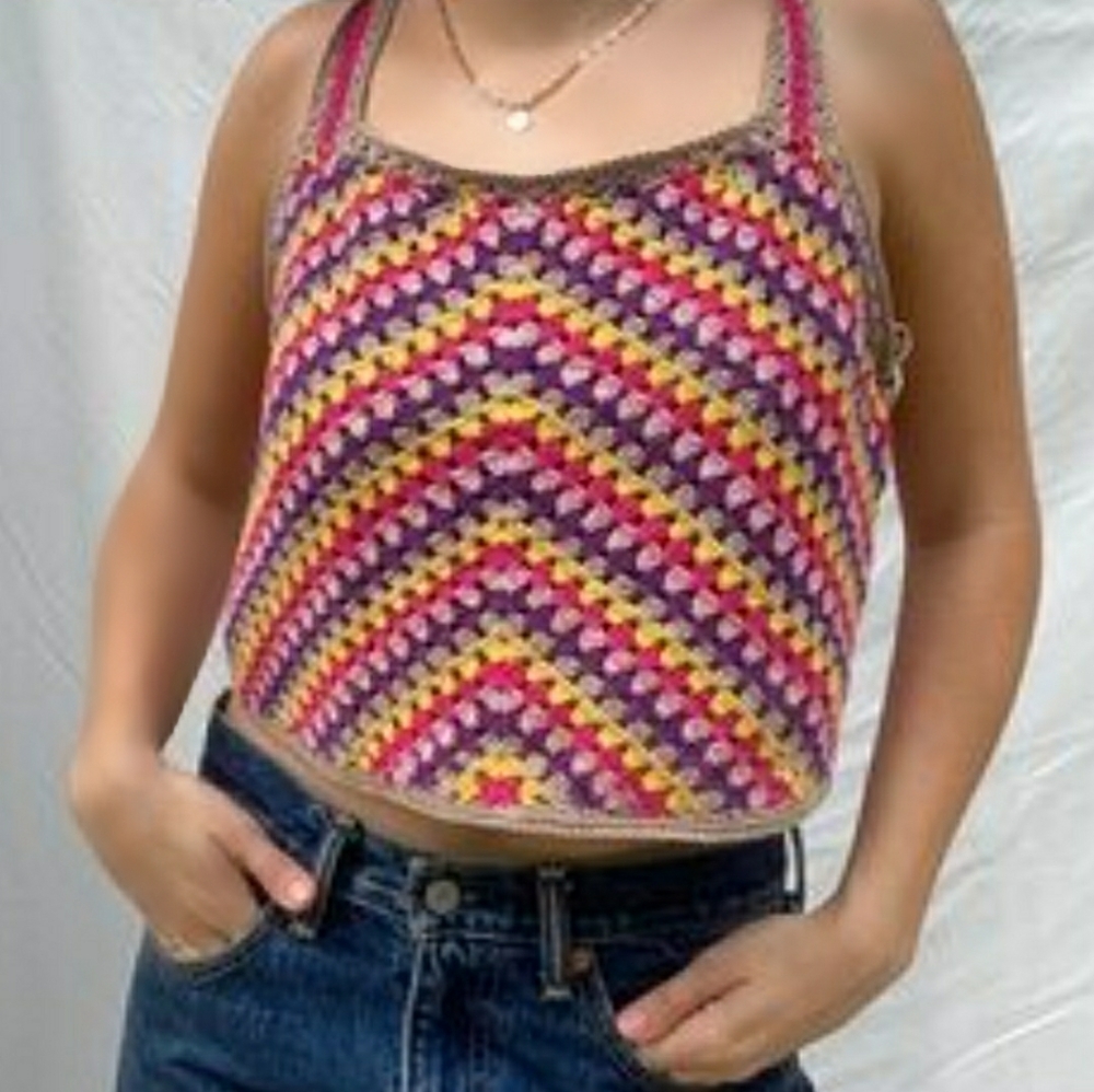 Colorful Crop Top Medium